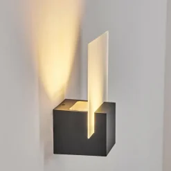 Applique murale d'extérieur Aasbo LED Noir, 1 lumière