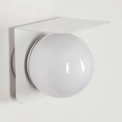 Applique murale d'extérieur Wimmis Blanc, 1 lumière