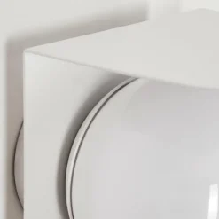 Applique murale d'extérieur Wimmis Blanc, 1 lumière