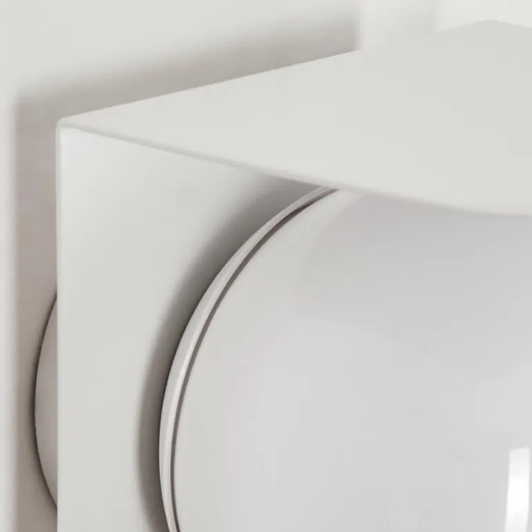 Applique murale d'extérieur Wimmis Blanc, 1 lumière