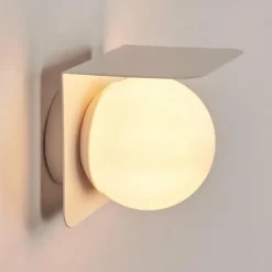 Applique murale d'extérieur Wimmis Blanc, 1 lumière