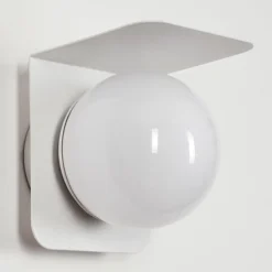 Applique murale d'extérieur Wimmis Blanc, 1 lumière