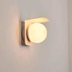 Applique murale d'extérieur Wimmis Blanc, 1 lumière
