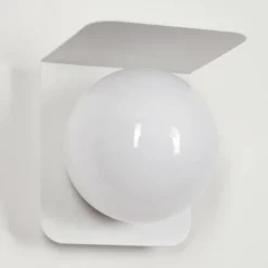 Applique murale d'extérieur Wimmis Blanc, 1 lumière