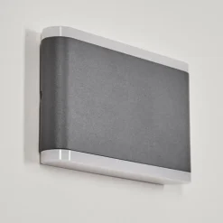 Applique murale d'extérieur Grude LED Anthracite, 2 lumières
