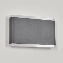 Applique murale d'extérieur Grude LED Anthracite, 2 lumières