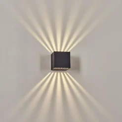 Applique murale d'extérieur Barrero LED Anthracite, 1 lumière