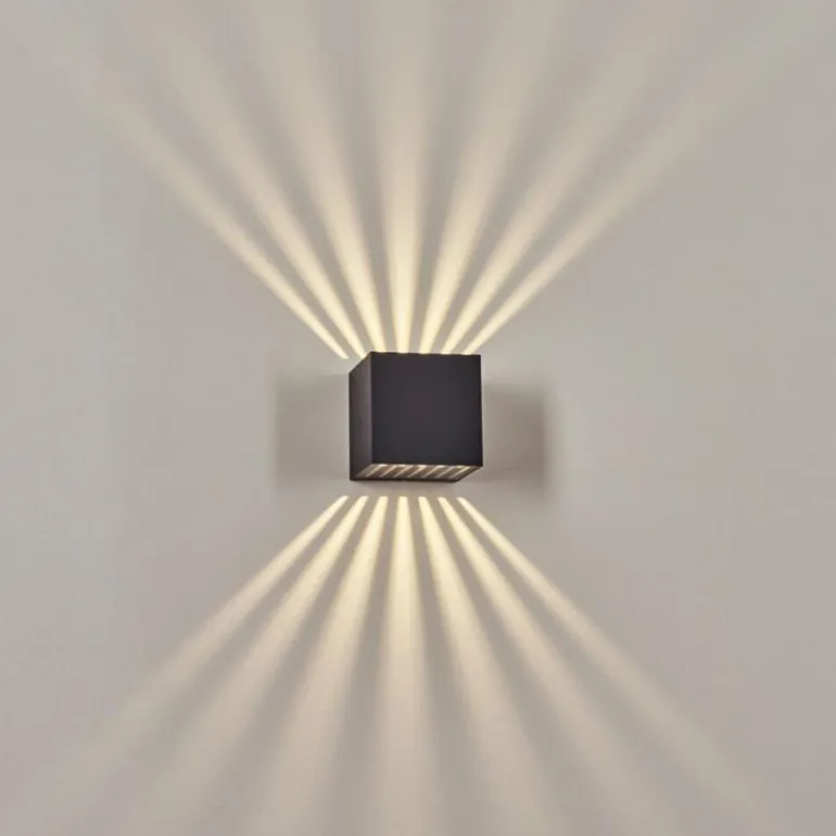 Applique murale d'extérieur Barrero LED Anthracite, 1 lumière