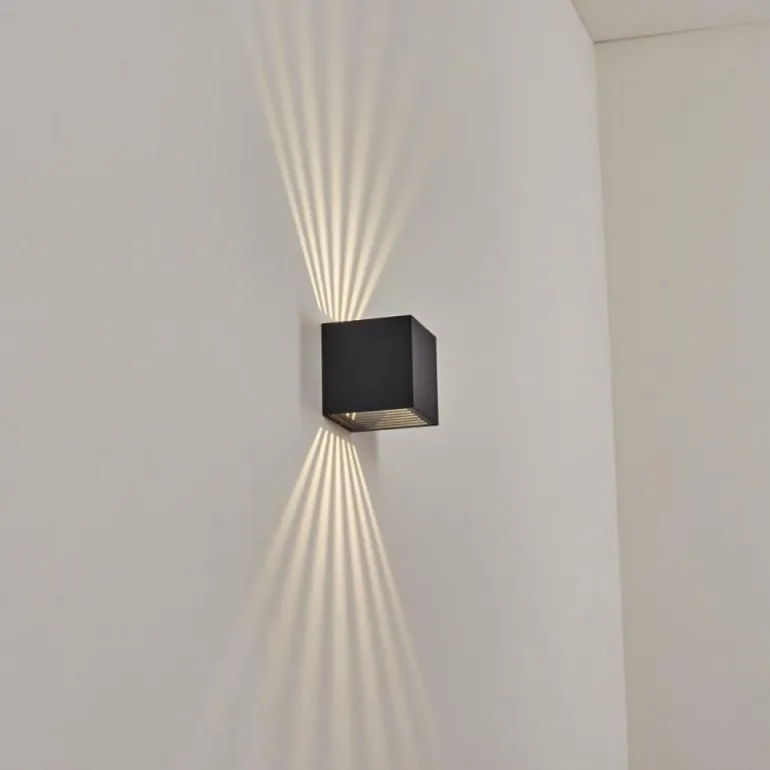 Applique murale d'extérieur Barrero LED Anthracite, 1 lumière