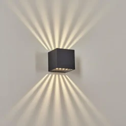 Applique murale d'extérieur Barrero LED Anthracite, 1 lumière