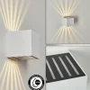 Applique murale d'extérieur Barrero LED Blanc, 1 lumière