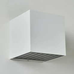 Applique murale d'extérieur Barrero LED Blanc, 1 lumière