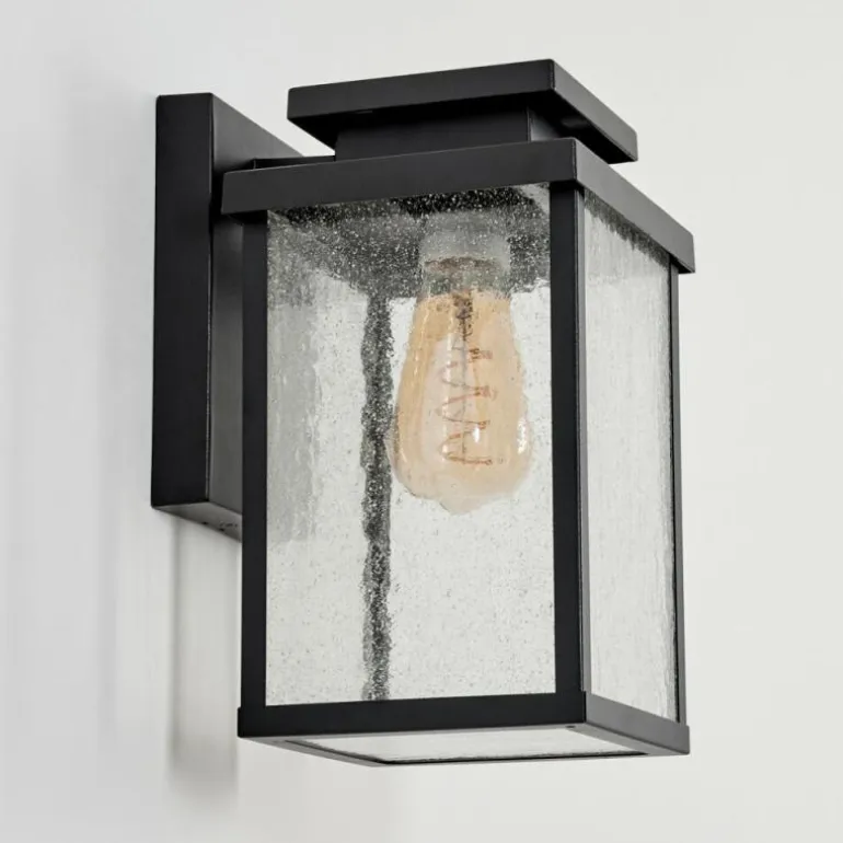 Applique murale d'extérieur Tieva Noir, 1 lumière
