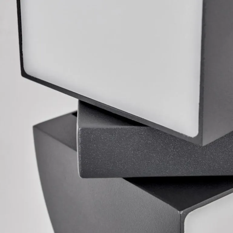 Applique murale d'extérieur Kontenga LED Anthracite, 2 lumières