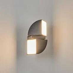 Applique murale d'extérieur Kontenga LED Anthracite, 2 lumières