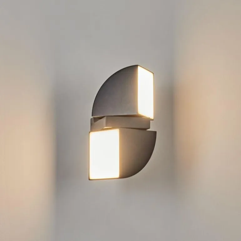Applique murale d'extérieur Kontenga LED Anthracite, 2 lumières