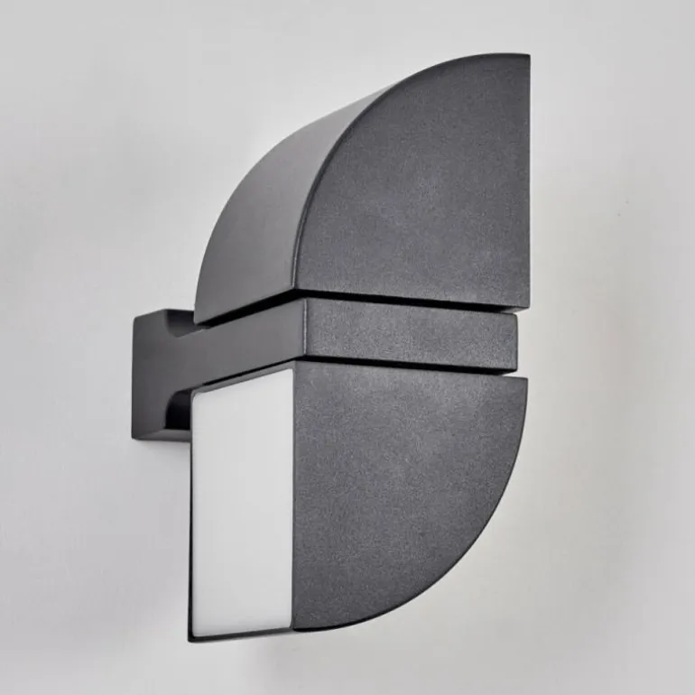 Applique murale d'extérieur Kontenga LED Anthracite, 2 lumières