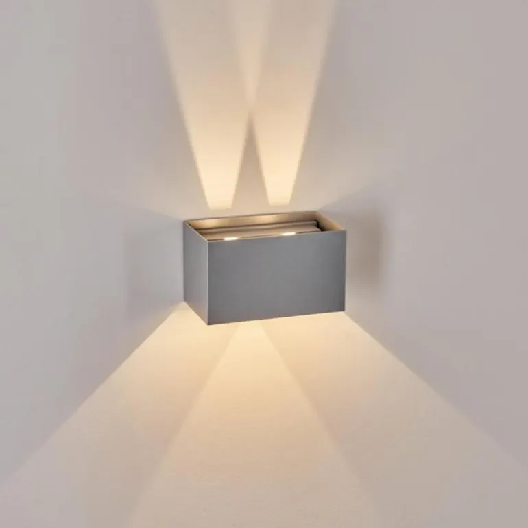 Applique murale d'extérieur Tamarin LED Gris, 1 lumière