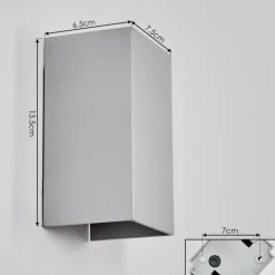 Applique murale d'extérieur Tamarin LED Gris, 1 lumière