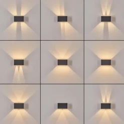 Applique murale d'extérieur Tamarin LED Anthracite, 1 lumière