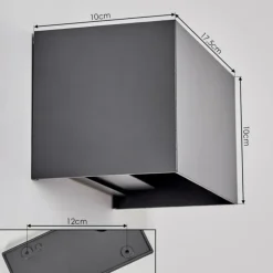 Applique murale d'extérieur Tamarin LED Anthracite, 1 lumière