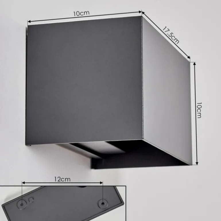 Applique murale d'extérieur Tamarin LED Anthracite, 1 lumière