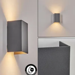 Applique murale d'extérieur Tamarin LED Anthracite, 1 lumière