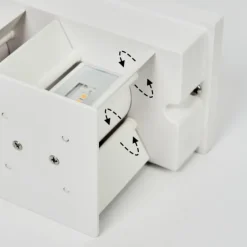 Applique murale d'extérieur Tamarin LED Blanc, 1 lumière