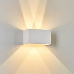 Applique murale d'extérieur Tamarin LED Blanc, 1 lumière