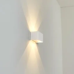 Applique murale d'extérieur Tamarin LED Blanc, 1 lumière