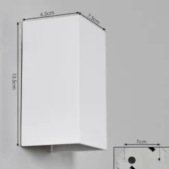 Applique murale d'extérieur Tamarin LED Blanc, 1 lumière