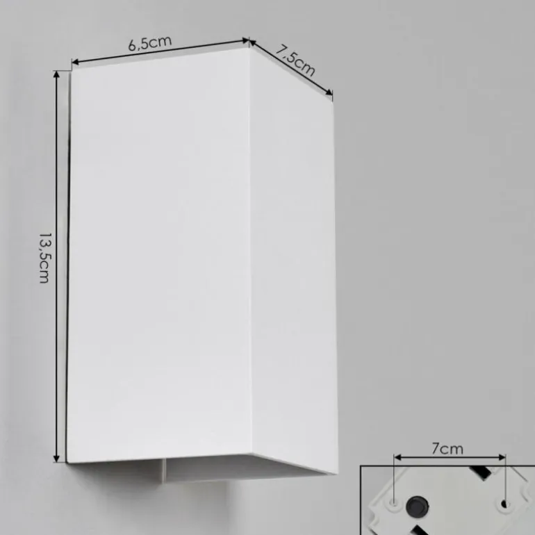Applique murale d'extérieur Tamarin LED Blanc, 1 lumière