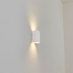 Applique murale d'extérieur Tamarin LED Blanc, 1 lumière