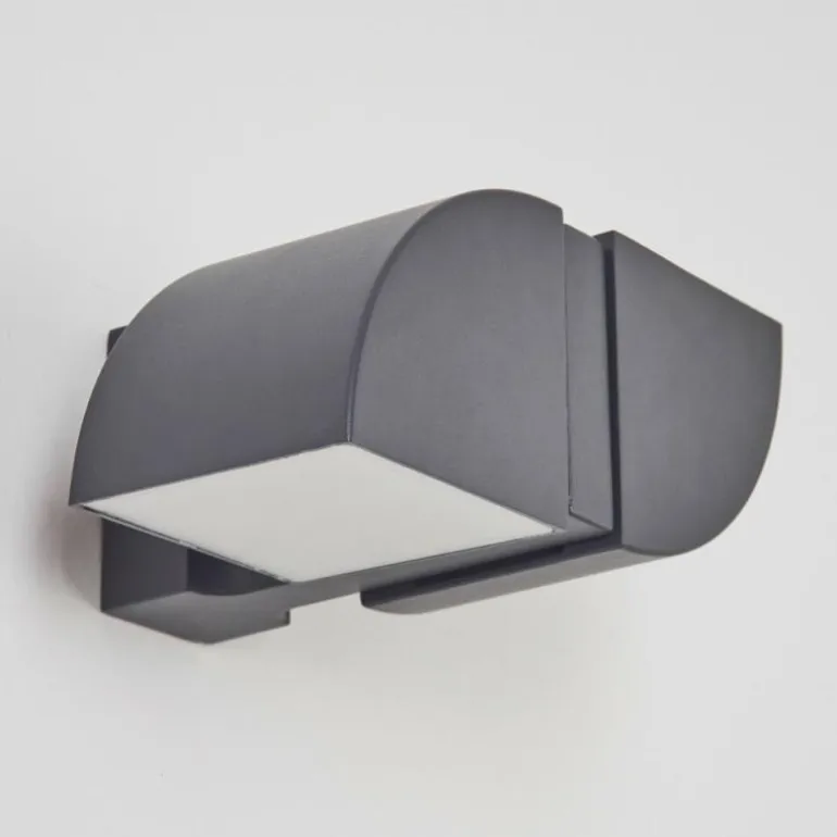 Applique murale d'extérieur Kontenga LED Anthracite, 2 lumières