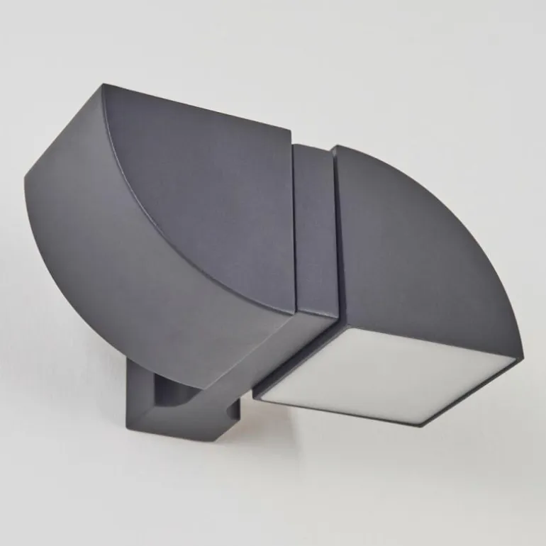 Applique murale d'extérieur Kontenga LED Anthracite, 2 lumières