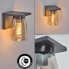 Applique murale d'extérieur Aquin Anthracite, 1 lumière