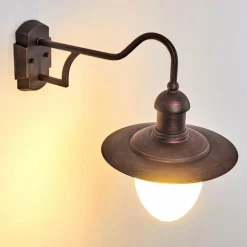 Applique murale d'extérieur Lucide ARUBA Brun, Rouille, 1 lumière