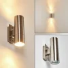 Applique murale d'extérieur Malaga Acier inoxydable, 2 lumières