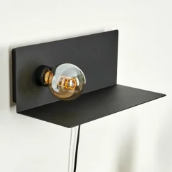 Applique murale Diamoukope Noir, 1 lumière