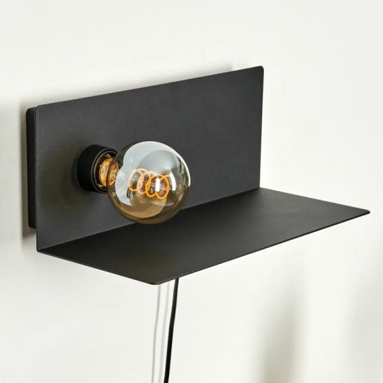 Applique murale Diamoukope Noir, 1 lumière