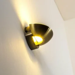 Applique murale Dominical LED Laiton, 2 lumières
