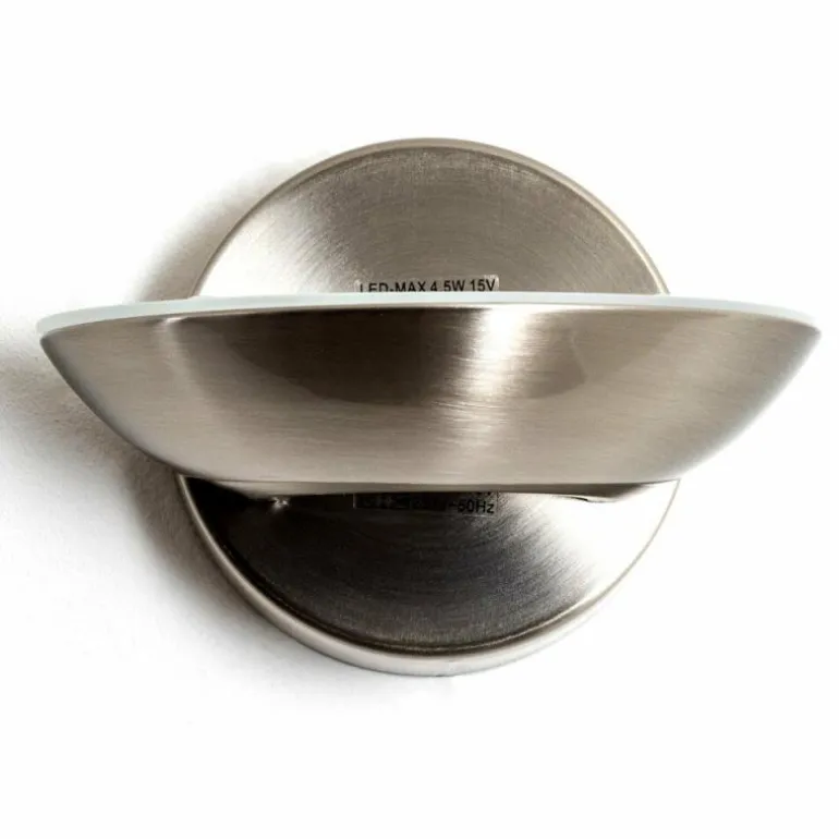Applique murale Dominical LED Nickel mat, 2 lumières