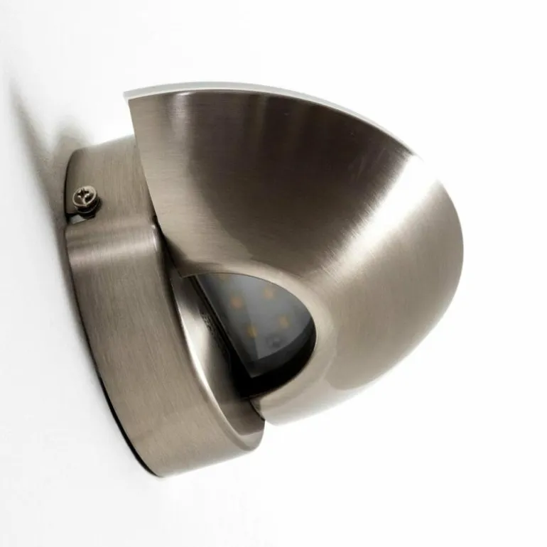 Applique murale Dominical LED Nickel mat, 2 lumières