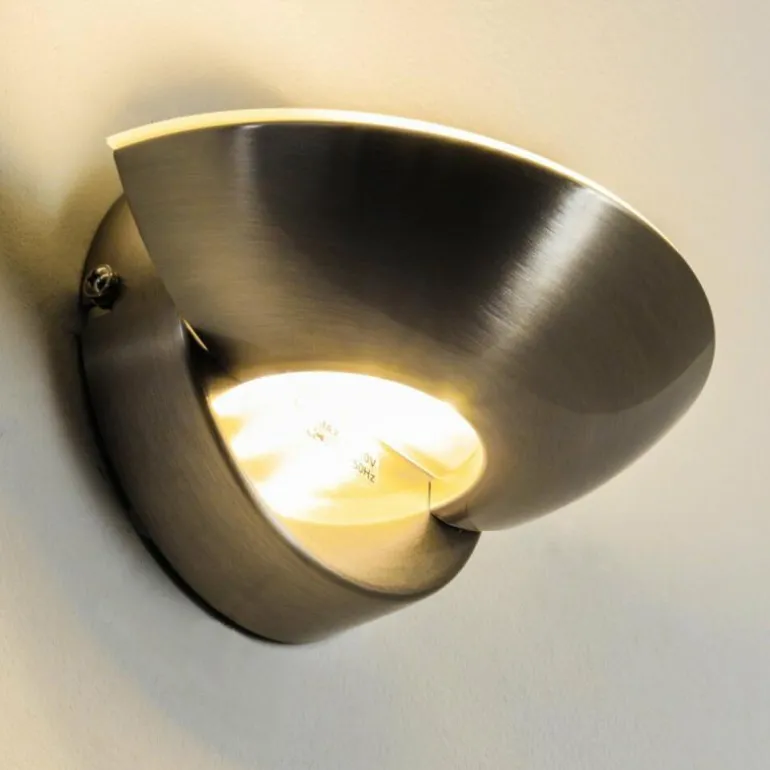 Applique murale Dominical LED Nickel mat, 2 lumières