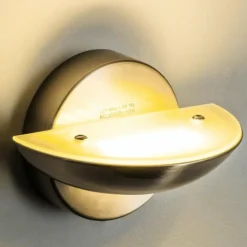 Applique murale Dominical LED Nickel mat, 2 lumières