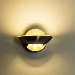 Applique murale Dominical LED Nickel mat, 2 lumières