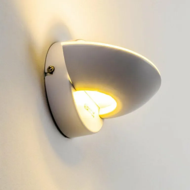 Applique murale Dominical LED Blanc, 2 lumières