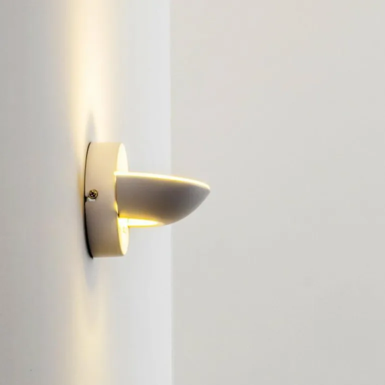 Applique murale Dominical LED Blanc, 2 lumières