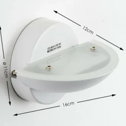 Applique murale Dominical LED Blanc, 2 lumières
