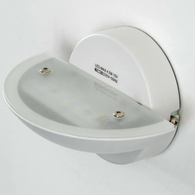 Applique murale Dominical LED Blanc, 2 lumières